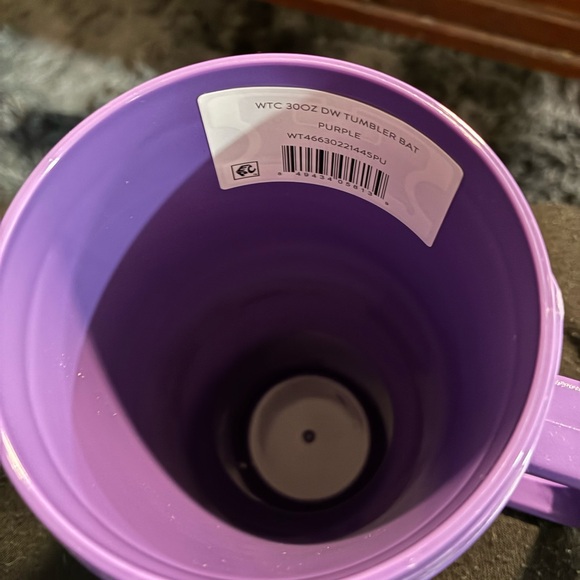 Source Unknown Purple Bat Embossed Tumbler 30 oz - Picture 2 of 2
